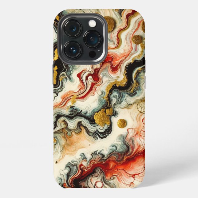 Funda Para iPhone Goldene Flüsse (Reverso )