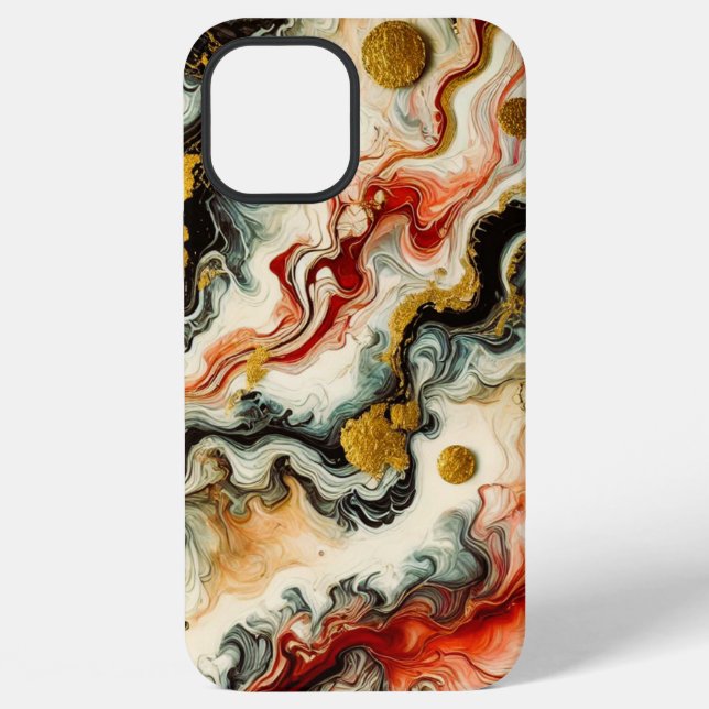 Funda Para iPhone Goldene Flüsse (Reverso )