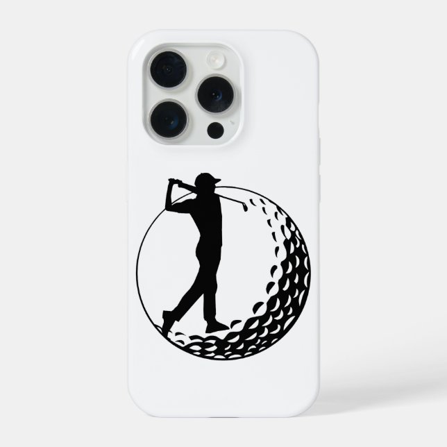 Funda Para iPhone Golf Lover, Golfer  (Reverso )