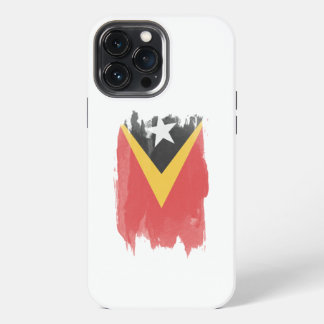 Funda Para iPhone 13 Pro Max Golpe de pincel de la bandera de Timor Oriental, b