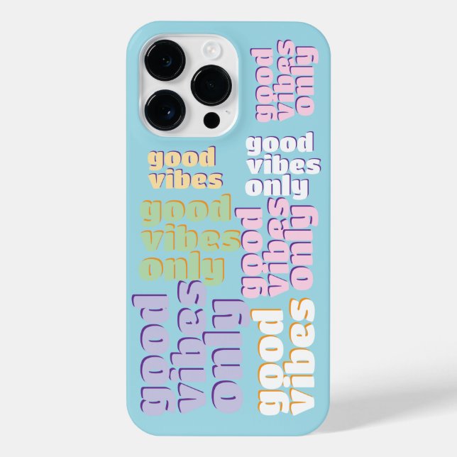 Funda Para iPhone good vibes frases (Reverso)