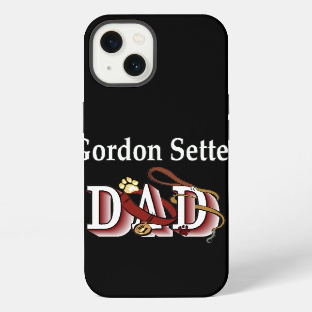Funda Para iPhone Gordon Setter Dad (Reverso )