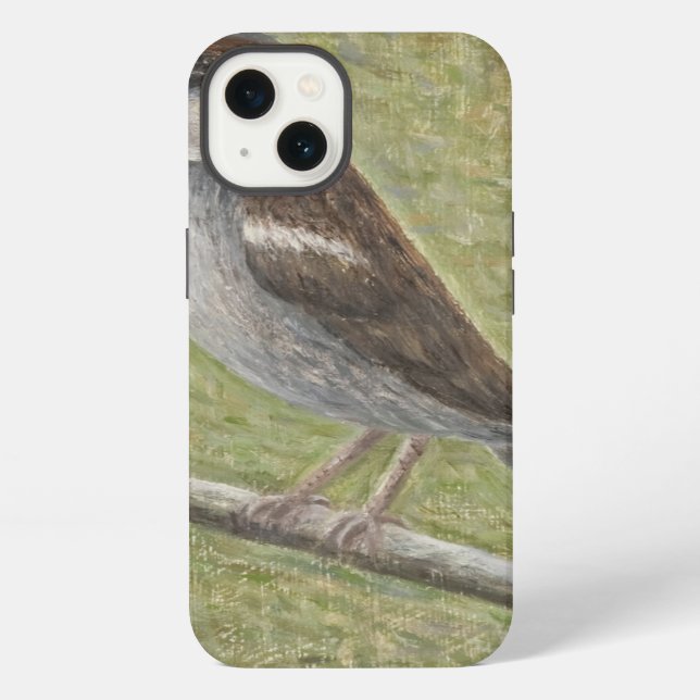 Funda Para iPhone Gorrión de casa 2008 (Reverso )
