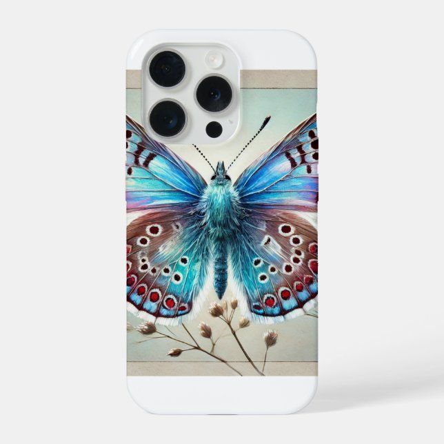 Funda Para iPhone GossamerWinged Butterfly 020924IREF218 - Watercolo (Reverso )