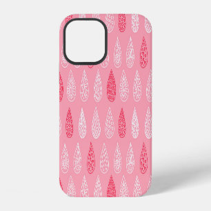 Funda Para iPhone 12 Gotas de agua de Doodle: patrón de cosecha