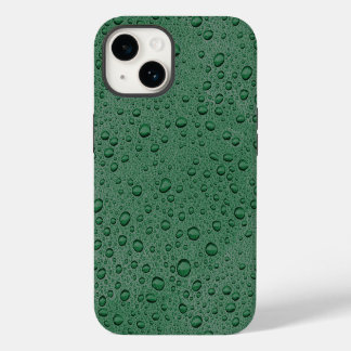 Funda Para iPhone 14 Gotas de agua verde