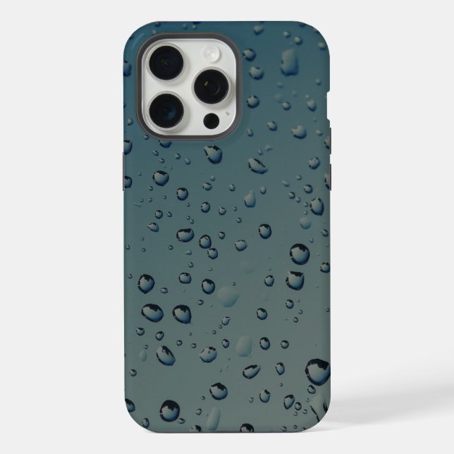 Funda Para iPhone gotas de lluvia (Reverso )