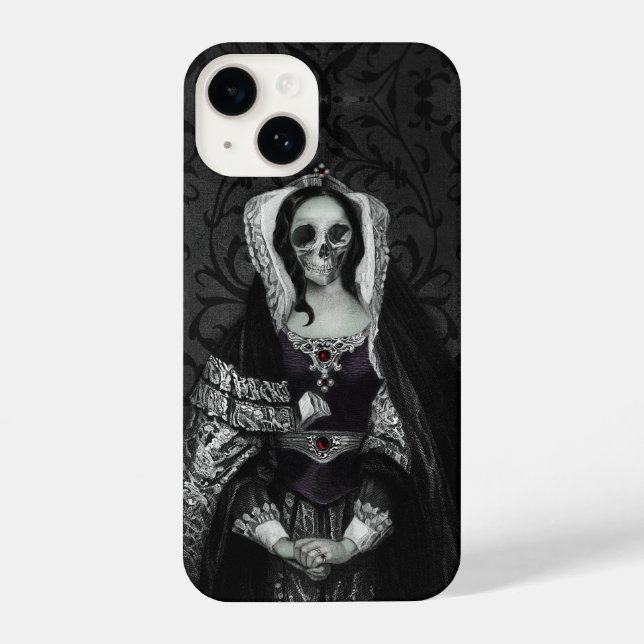 Funda Para iPhone Gótica Skull Lady (Reverso )