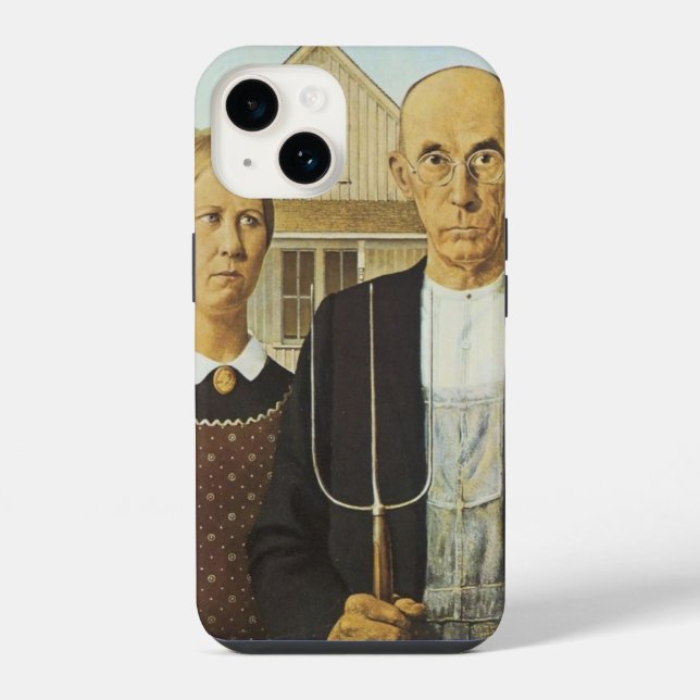 Funda Para iPhone Gótico Americano (Reverso )
