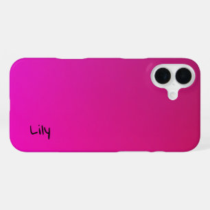 Funda Para iPhone 16 Plus Grace en una línea: Silhouette de mariposa