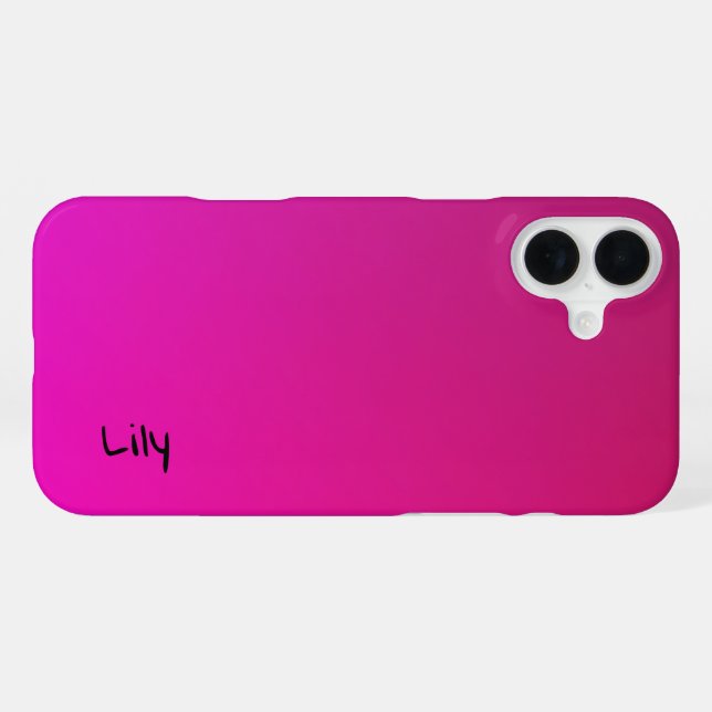 Funda Para iPhone Grace en una línea: Silhouette de mariposa (Reverso Horizontal)