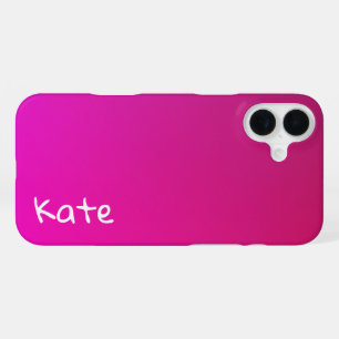 Funda Para iPhone 16 Plus Grace en una línea: Silhouette de mariposa