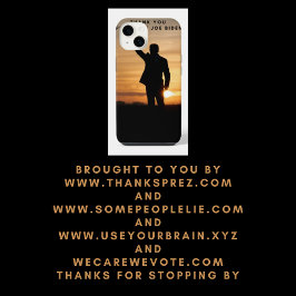 Funda Para iPhone 14 Gracias Presidente Joe Biden