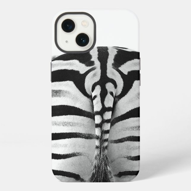 Funda para iPhone - Gracioso Fondo de Cebra (Reverso )