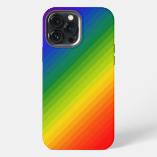 Funda Para iPhone 13 Pro Max Gradiente arcoiris Funda-mate rayado Samsung