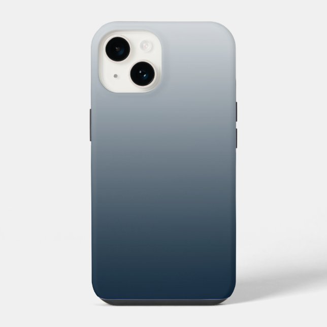 Funda Para iPhone Gradiente azul (Reverso )