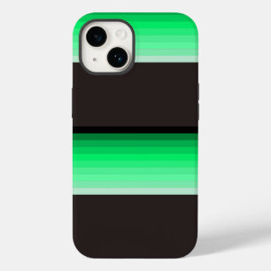 Funda Para iPhone 14 Gradiente de Verde: Arte Minimalista Moderno