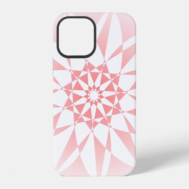Funda Para iPhone Gradiente floral rosa bonito (Reverso )