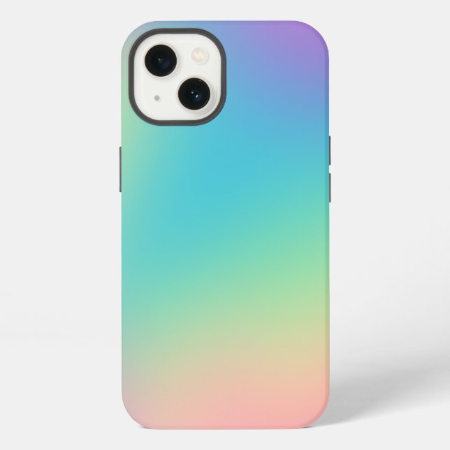 Funda Para iPhone Gradiente grandioso del arcoiris (Reverso )