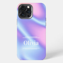 Gradiente holográfico mínimo moderno rosa púrpura