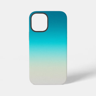 Funda Para iPhone 12 Mini Gradiente Moderno Ombre Verde Azul