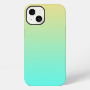 Gradiente Simple Amarillo Pastel Turquesa