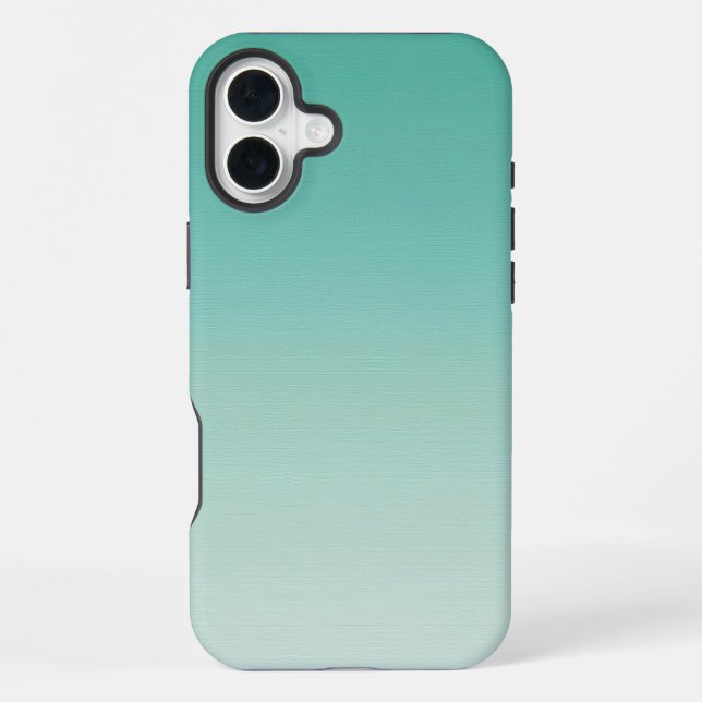 Funda Para iPhone gradiente verde menta (Reverso )