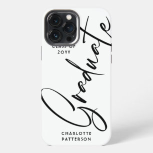 Funda Para iPhone 13 Pro Max Graduado elegante de escritura caligráfica