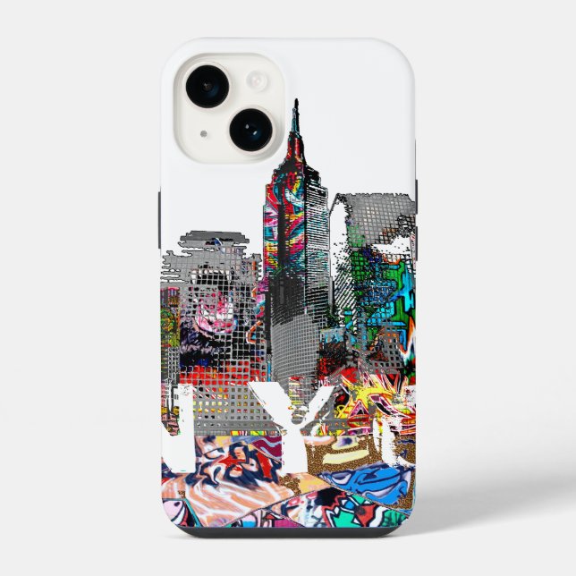 Funda Para iPhone Graffiti de NYC (Reverso )