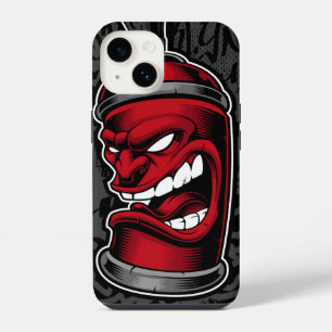 Funda Para iPhone 14 Graffiti Red Spray Can Funda iPhone 14 Funda-mat