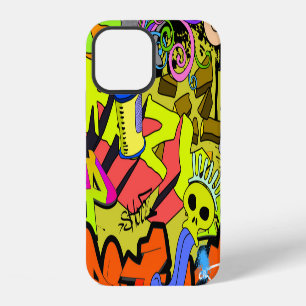 Funda Para iPhone 12 Graffiti urbano: Muro de arte vintage