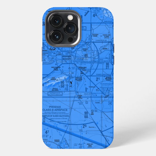Funda Para iPhone Gráfico de aviación (Reverso )