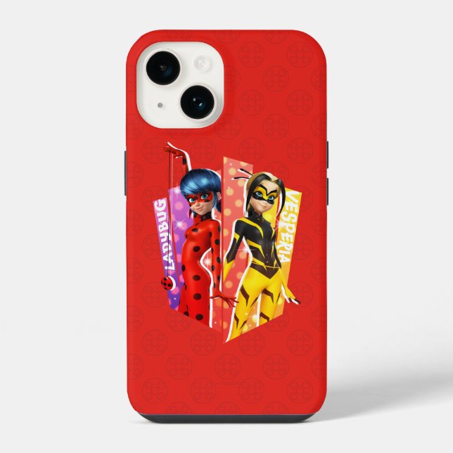 Funda Para iPhone Gráfico de Ladybug y Vesperia (Reverso )