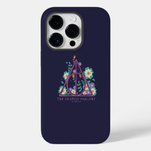 Funda Para iPhone 14 Pro Gráfico de las Reliquias Mortales Florales