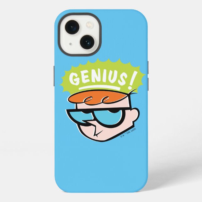 Funda Para iPhone Gráfico de llamada de Dexter "Genio" (Reverso )