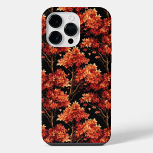 Funda Para iPhone 14 Pro Max Gráfico de patrón sin foco del árbol de arce de ca