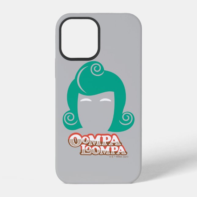 Funda Para iPhone Gráfico de pelo de Oompa Loompa (Reverso )