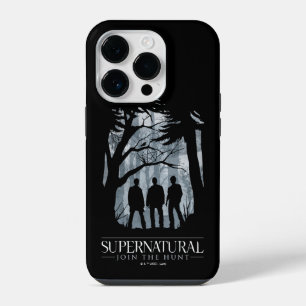 Funda Para iPhone 14 Pro Gráfico de silueta de bosque sobrenatural