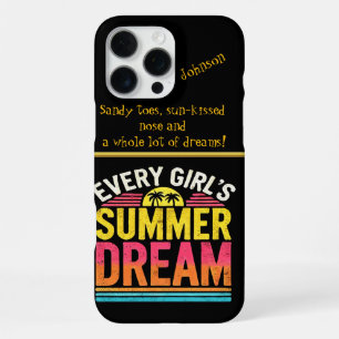 Funda Para iPhone 16 Pro Max Gráfico de sueños tropicales