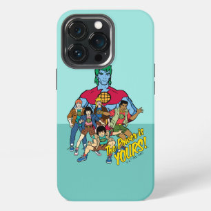 Funda Para iPhone 13 Pro Gráfico del Capitán Planeta - ¡El Poder Es Tuyo!