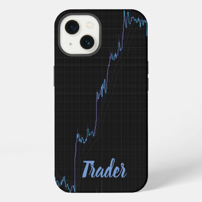 Funda Para iPhone Gráfico del mercado de valores de Candlestick (Reverso )