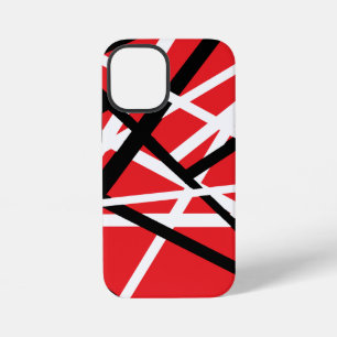 Funda Para iPhone 12 Mini Gráfico negro, rojo y blanco