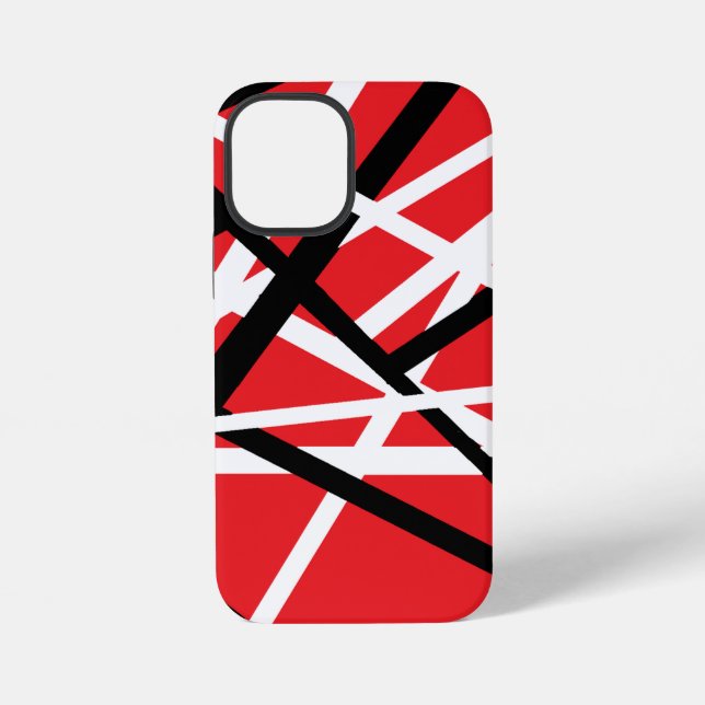 Funda Para iPhone Gráfico negro, rojo y blanco (Reverso )