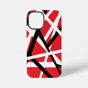 Funda Para iPhone 12 Mini gráfico rojo, negro y blanco