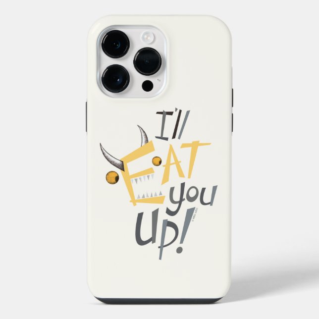 Funda Para iPhone Gráficos de Te Voy a Comer (Reverso )