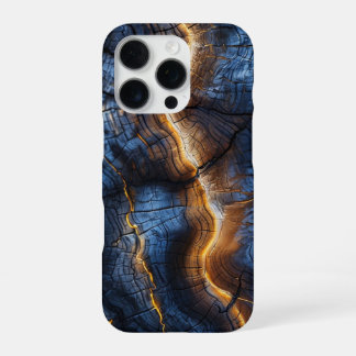 Funda Para iPhone 16 Pro Grafisches Holzdesign