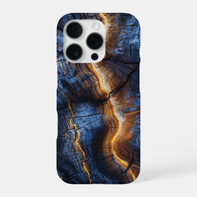 Funda Para iPhone Grafisches Holzdesign (Reverso)
