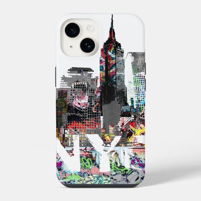 Funda Para iPhone Grafiti de Nueva York (Reverso )