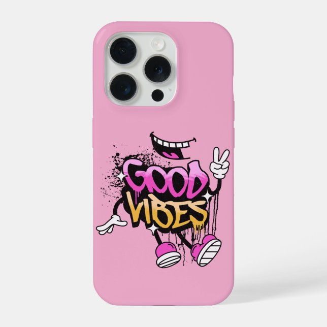 Funda Para iPhone Grafitis de Buenas Vibraciones (Reverso )