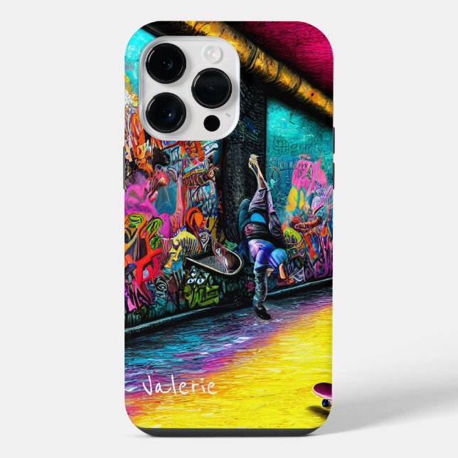 Funda Para iPhone Grafitis que cobran vida (Reverso )